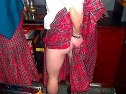 His kilt is too long- it's a crime to cover those legs!