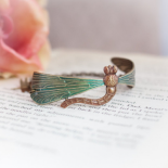 Outlander Inspired Dragonfly Brass Bracelet